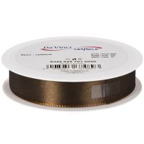 Artikel Bruin taftlint op een rol, veelzijdig te gebruiken voor decoratie, 25 mm breed, 50 m lang