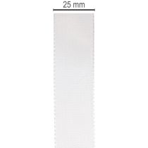 Artikel Decoratief taftlint, wit, 25 mm breed, 50 m lang