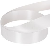 Artikel Decoratief taftlint, wit, 25 mm breed, 50 m lang