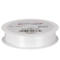 Artikel Decoratief taftlint, wit, 25 mm breed, 50 m lang