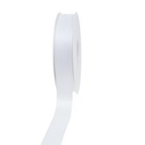 Decoratieband wit 25mm 50m