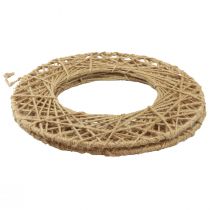 Artikel Decoratieve jute ringen, natuurlijke stijl, hangende decoratie, boho stijl, Ø38cm, 2 stuks, metalen ringen, wanddecoratie, raamdecoratie