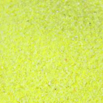 Artikel Decoratief zand geel neonkleurig zand 0,5 mm zand neongeel 1 kg