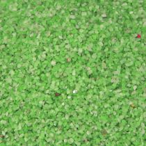 Artikel Decoratief zand groen neon zand gekleurd zand 0,5 mm neon groen 1 kg