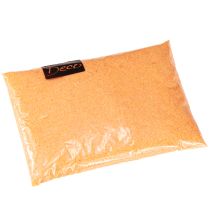 Artikel Decoratief zand oranje neonkleurig zand 0,5 mm 1 kg