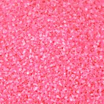 Artikel Decoratief zand roze knutselzand gekleurd zand 0,5 mm neon roze 1 kg