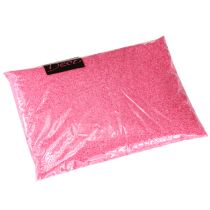 Artikel Decoratief zand roze knutselzand gekleurd zand 0,5 mm neon roze 1 kg