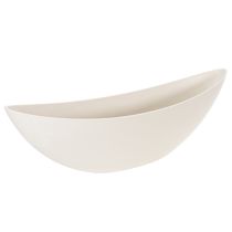 Artikel Decoratieve schaal beige 55,5 cm x 14 cm x 17,5 cm (1 stuk)