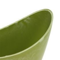 Sierschaal kunststof lichtgroen 20cm x 9cm H11.5cm, 1p