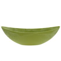 Artikel Decoratieve kom kunststof lichtgroen 39cm x 13cm H13cm 1 stuk