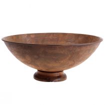 Artikel Decoratieve schaal metalen schaal roest decoratie vintage Ø34cm H12cm