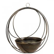 Sierschaal voor hangende bloemenmand metaal Ø31cm H55,5cm