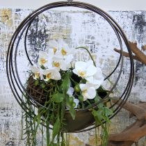 Sierschaal voor hangende bloemenmand metaal Ø31cm H55,5cm