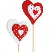 Artikel Decoratief plughart, huwelijksdecoratie, bloemdecoratie voor Valentijnsdag, hartdecoratie 18 stuks