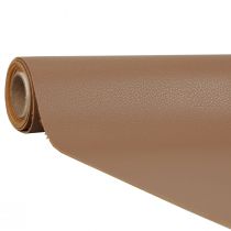 Artikel Bruin kunstleer leren tafelloper van decoratieve stof, 33 cm×1,35 m