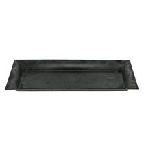 Artikel Decoratief dienblad gemarmerd antraciet 36x17cm 6st