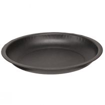 Artikel Decoratief bord rond metaal in zwart Ø23cm H2,5cm 5st