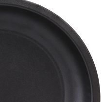 Artikel Decoratief bord rond metaal in zwart Ø23cm H2,5cm 5st