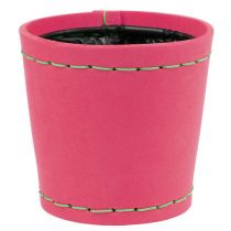 Decoratieve pot &quot;Suki&quot; roze Ø12.5cm H12.5cm, 1stuk