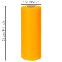 Artikel Tafelloper van vliesstof, geel, 23 cm, moderne tafeldecoratierol