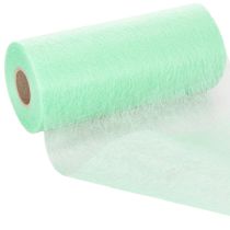 Artikel Groene rol vliesstof, 25 meter, tafeldecoratie, per meter verkocht.
