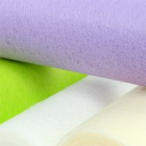 Artikel Decoratieve fleece tafelloper 23cm gekleurd 25m