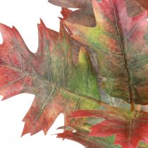 Artikel Decoratieve tak herfstdecobladeren eikenbladeren rood, groen 100cm