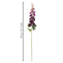 Artikel Decoratieve delphinium als kunstbloem voor stijlvolle bloemaccenten, 79 cm, 3 stuks