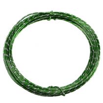 Diamant aluminium draad appelgroen 2mm 10m