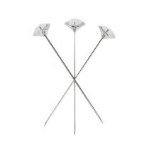 Diamantnaalden Ø11mm transparant transparant 55 st