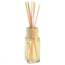 Diffuser glazen flesje helder geurnoot wilde peer 100ml