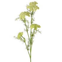 Artikel Dille kunstplant met lange steel weidebloem groen wit 87cm