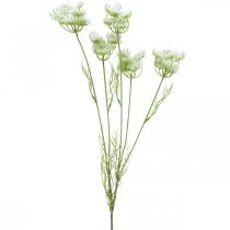 Dille bloeiend, kunstplant, kunstkruiden groen, wit L80cm