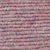 Artikel Wollen koord met roze en gouden draad, 5 m x 5 mm met draad, voor decoratie en knutselen.