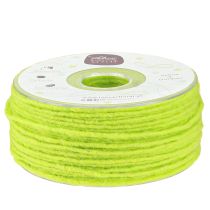 Artikel Wick draad wol koord vilt koord lichtgroen B3mm L100m