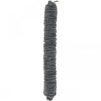 Wick draad viltkoord, viltkoord, wollen koord gemêleerd blauw 55m