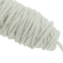 Lontdraad 55m wit
