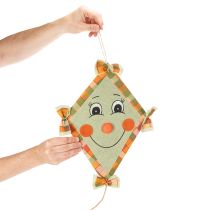 Artikel Decoratieve draak met gezicht en ophanghaak, herfstdecoratie, 40 cm, 2 stuks
