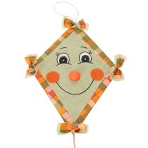 Artikel Decoratieve draak met gezicht en ophanghaak, herfstdecoratie, 40 cm, 2 stuks