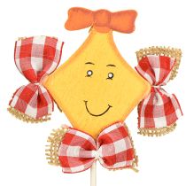 Artikel Vlieger op stok 9.5cm x 8cm 6st