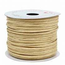 Draad gewikkeld 50m naturel