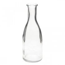 Draadmand flessenvaas metaal tafeldecoratie zwart 23×9×12cm
