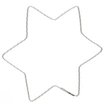 Artikel Draadster golfring sterren voor kerstkrans 20cm 10 st