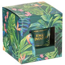 Artikel Geurkaars in glazen vaas Komkommer-Eucalyptus kaars Groen Ø7cm