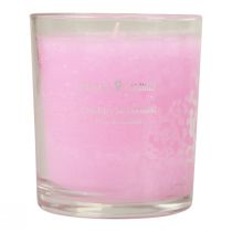 Artikel Geurkaars in glas geurkaars kersenbloesem roze H8cm