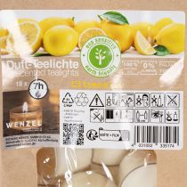 Artikel Citronella-geurende theelichtjes voor romantische avonden thuis of in de tuin, 25 mm, 7 cm hoog, 18 stuks