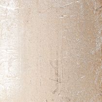 Artikel Effen gekleurde kaarsen platina 60x100mm 4st