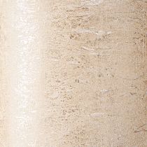 Artikel Effen gekleurde kaarsen platina 85x120mm 2st