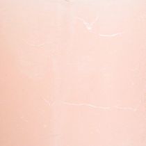 Artikel Effen kaarsen roze stompkaarsen lichtroze 70×80mm 4 st