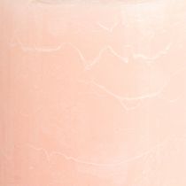 Artikel Effen kaarsen roze stompkaarsen lichtroze 85×120mm 2 st